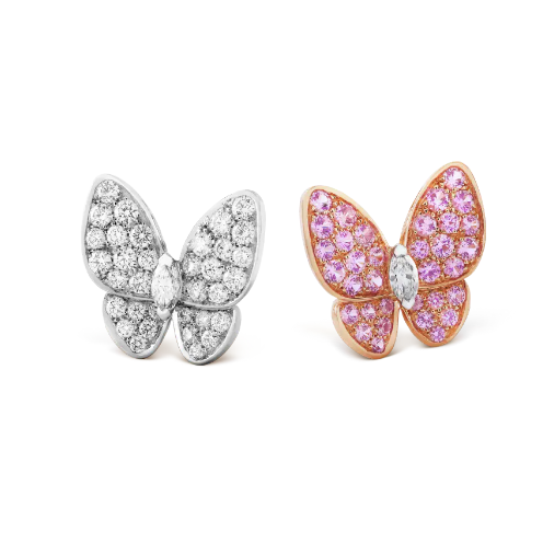 Two Butterfly Earrings